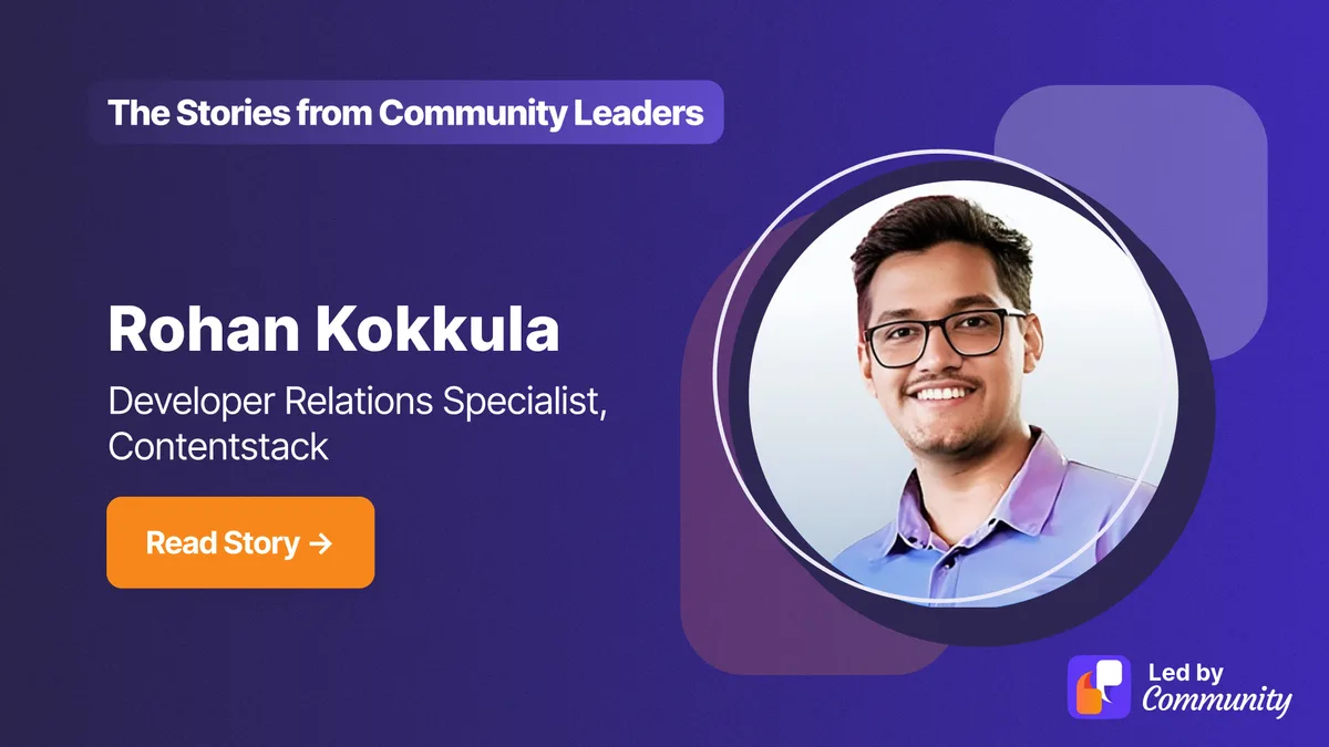 Rohan Kokkula | Developer Relations Specialist at Contentstack