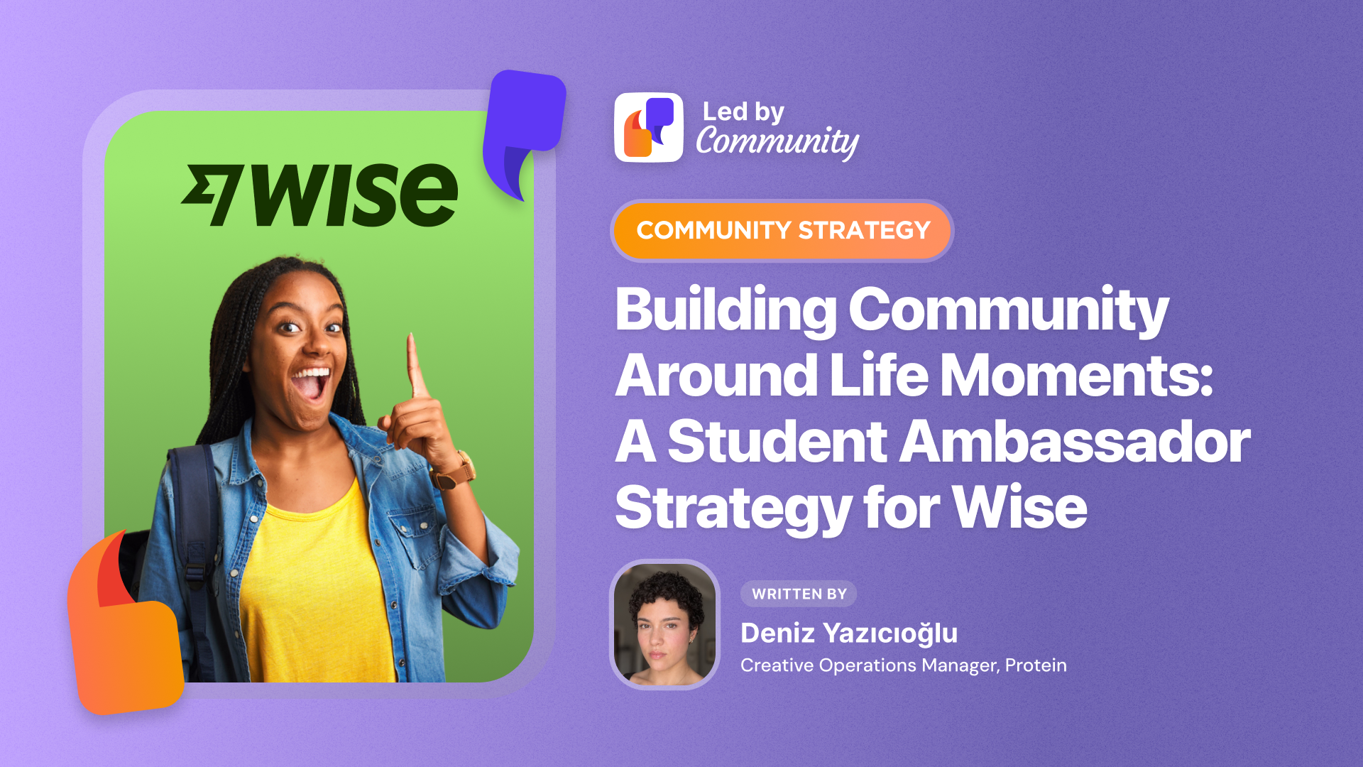 Building Community Around Life Moments: A Student Ambassador Strategy for Wise