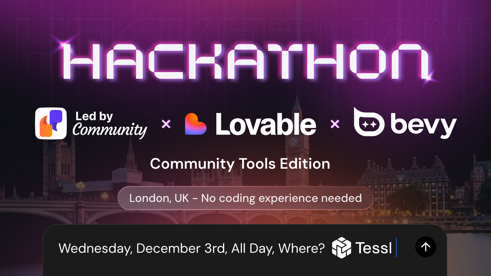 AI Lovable Hackathon London: Community Tools Edition