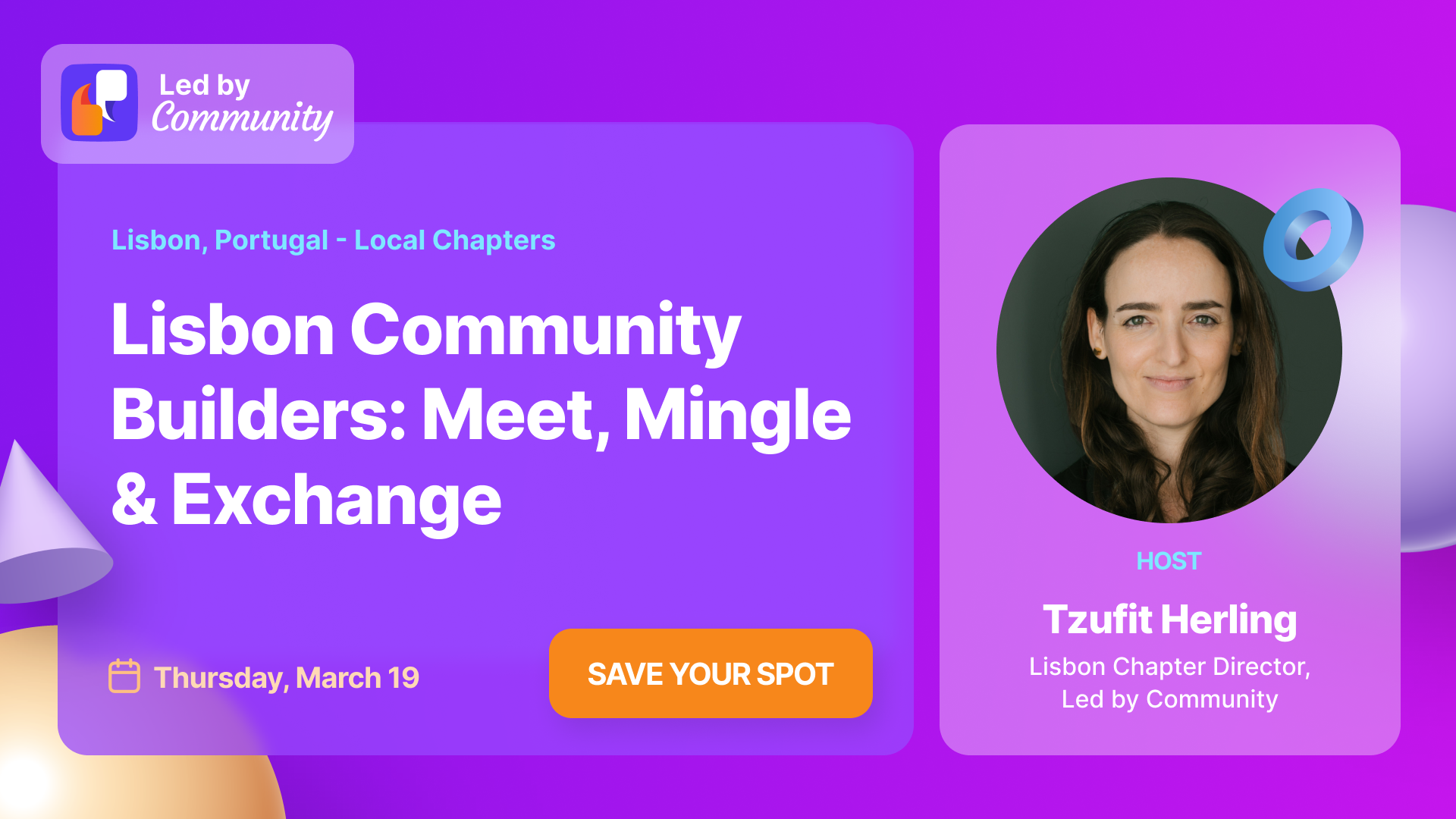 Lisbon Community Builders: Meet, Mingle & Exchange