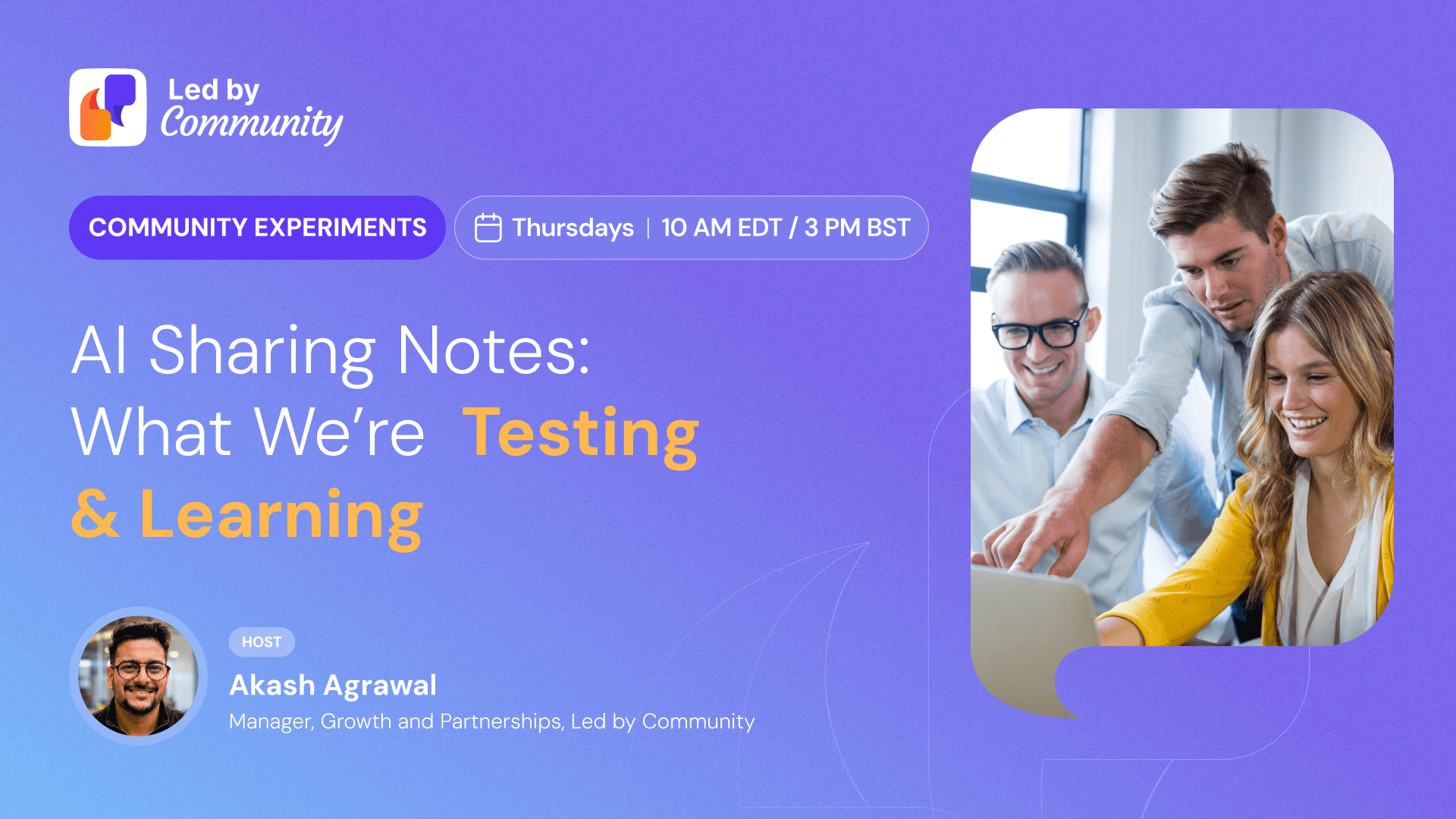 AI Sharing Notes: What We're Testing & Learning