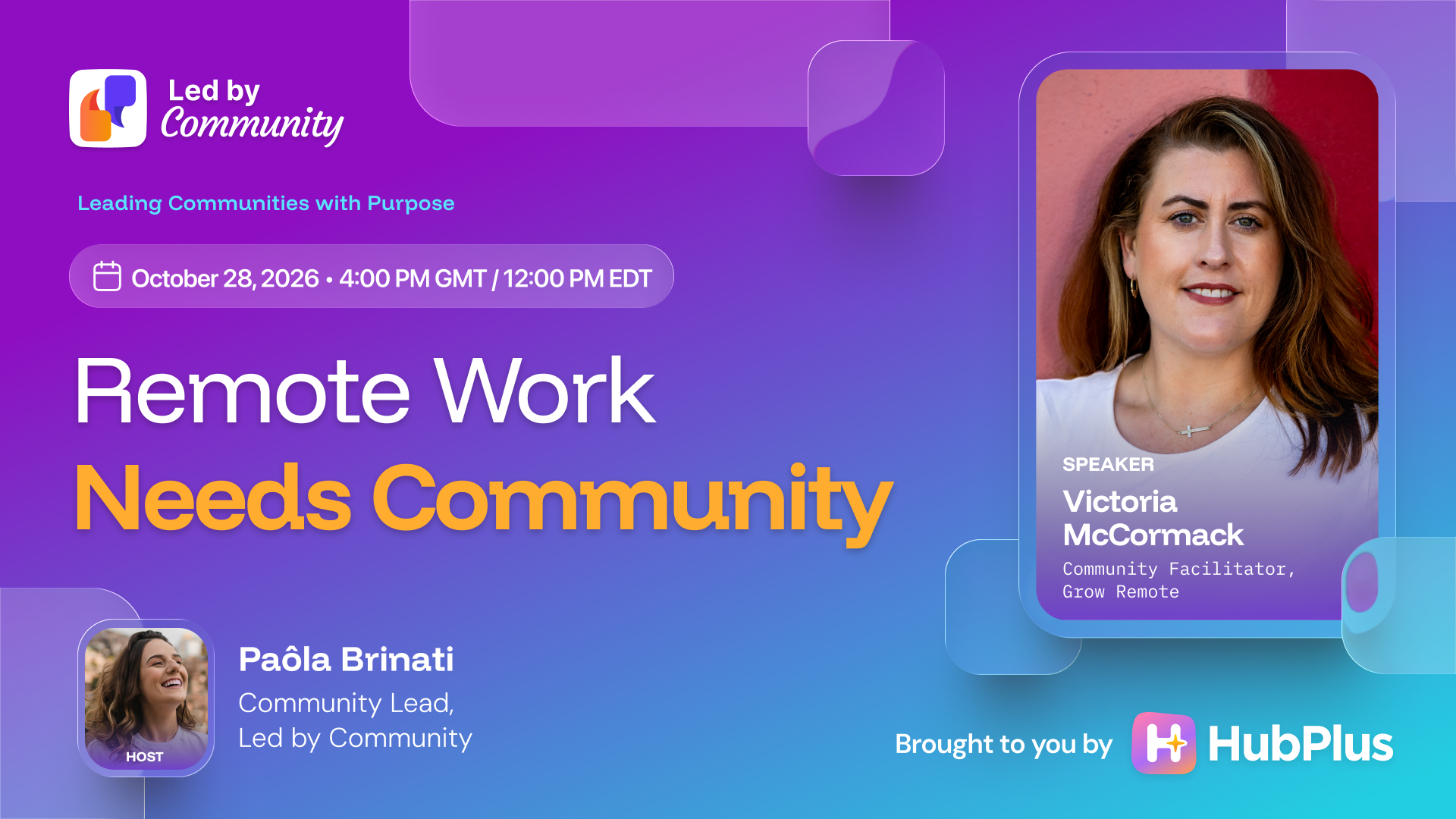 Remote Work Needs Community