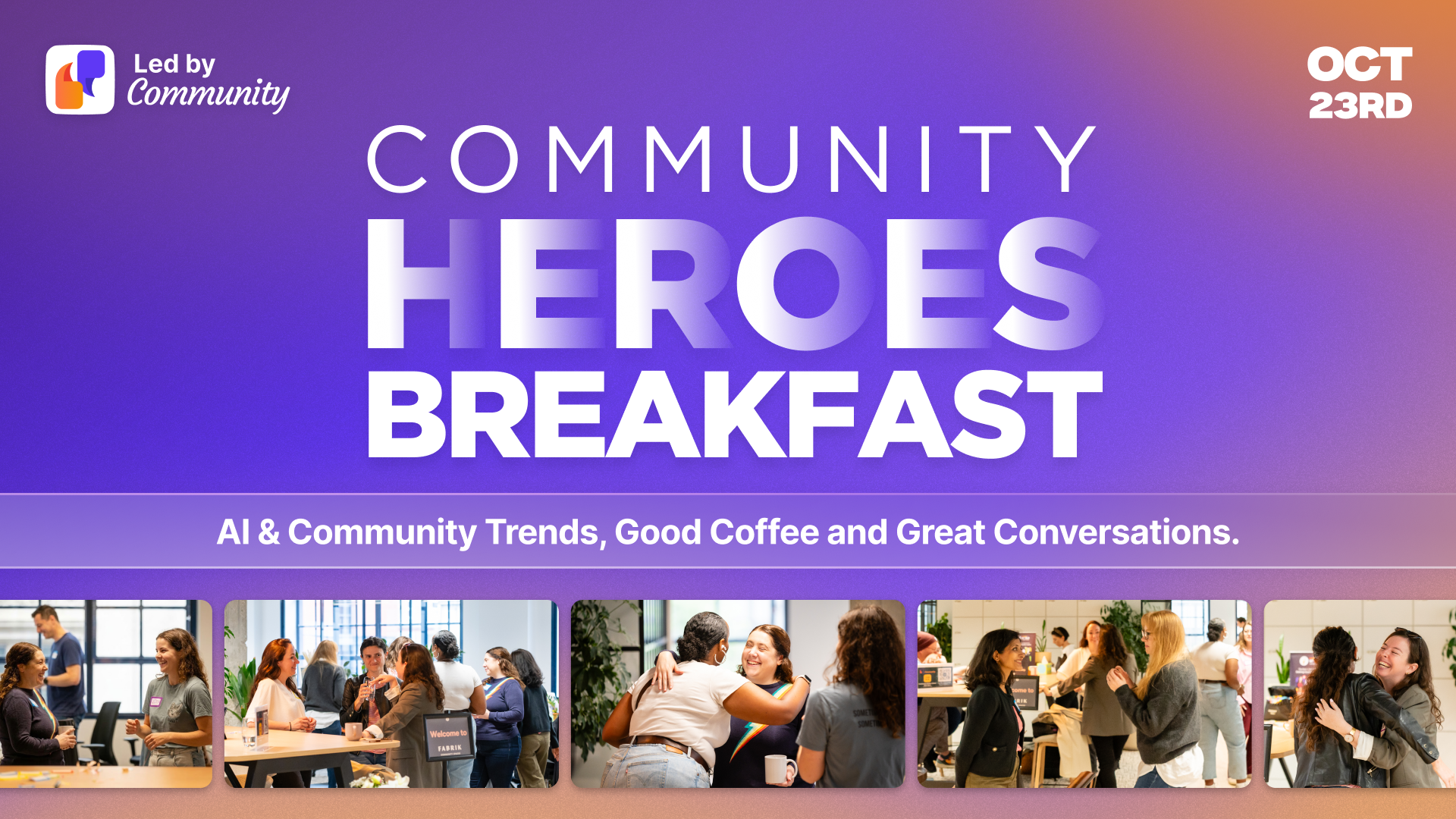 Community Heroes Breakfast in London