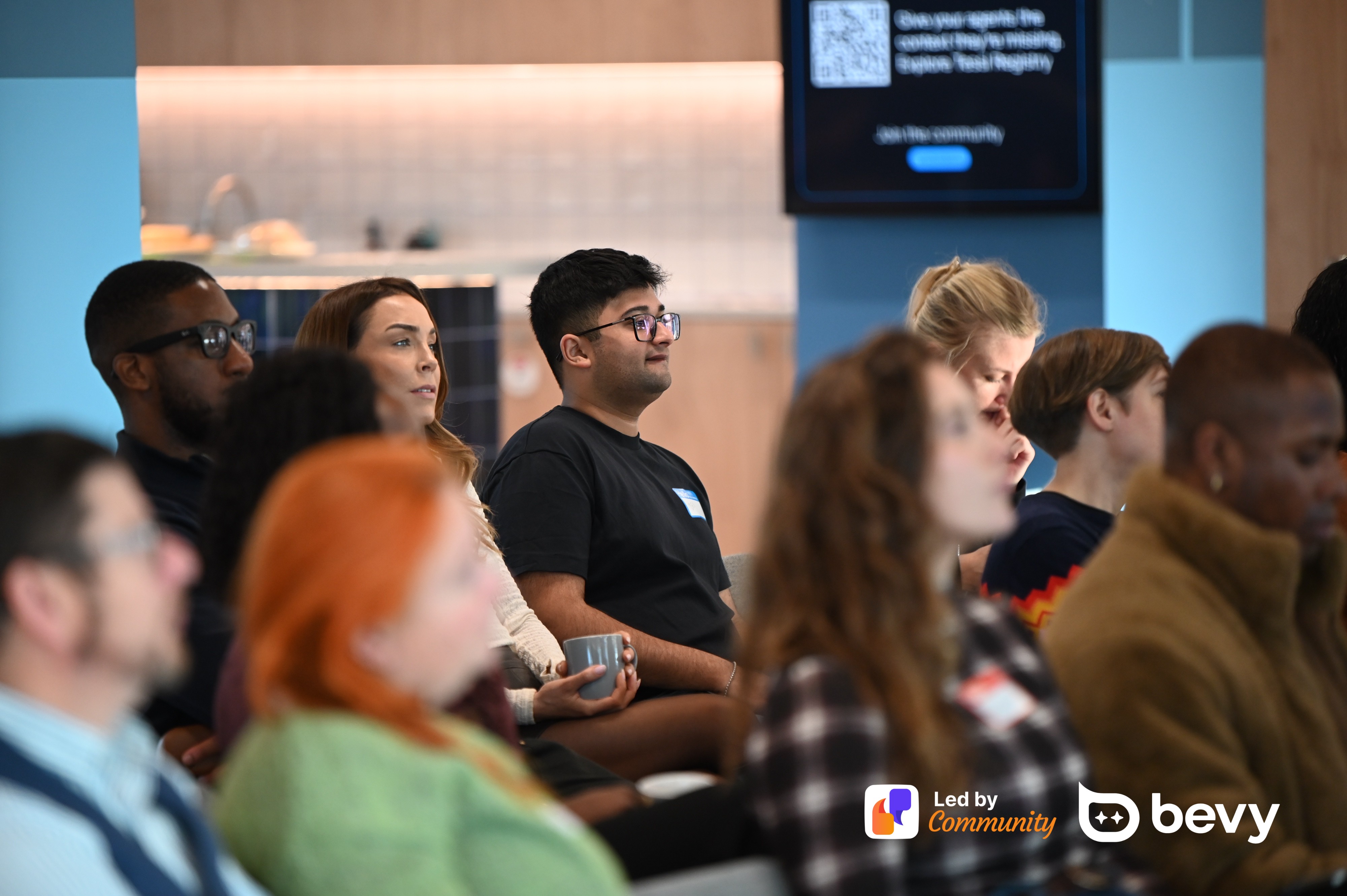Lovable hackathon participants building together in London